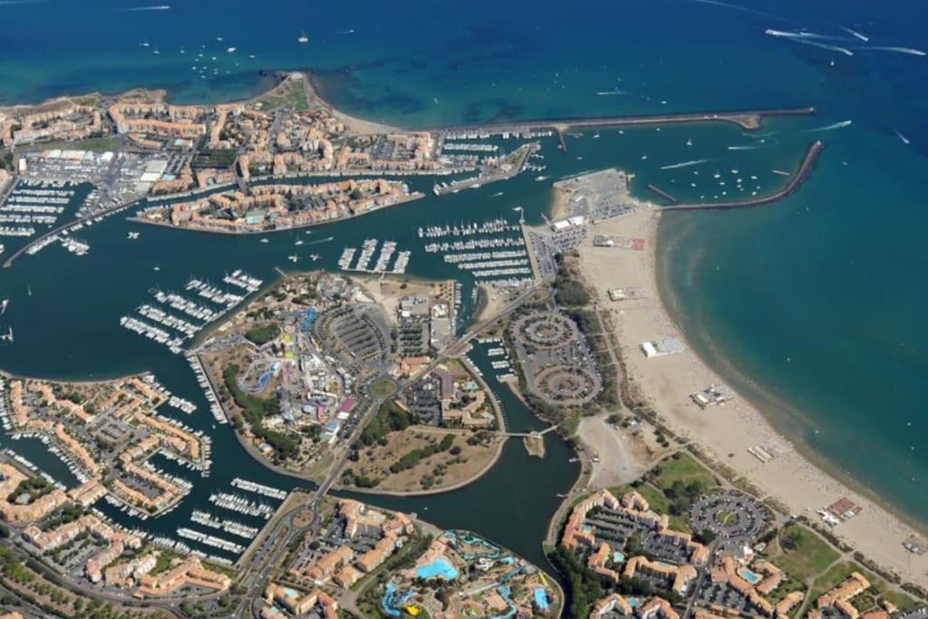 Amouvera C14, T2 Vue Mer, Piscine, Clim, Parking Agde Bagian luar foto