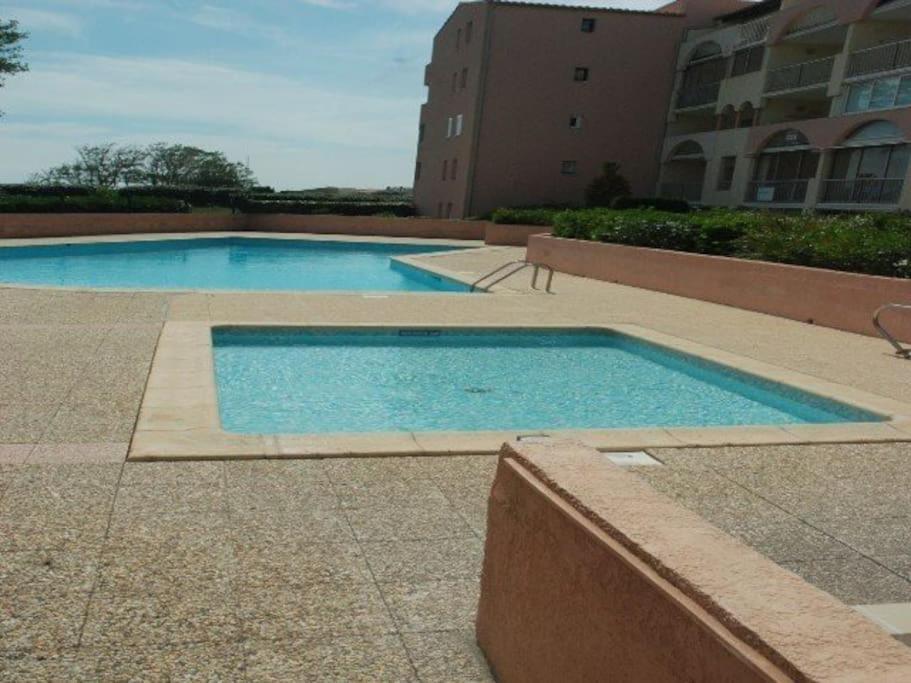 Amouvera C14, T2 Vue Mer, Piscine, Clim, Parking Agde Bagian luar foto