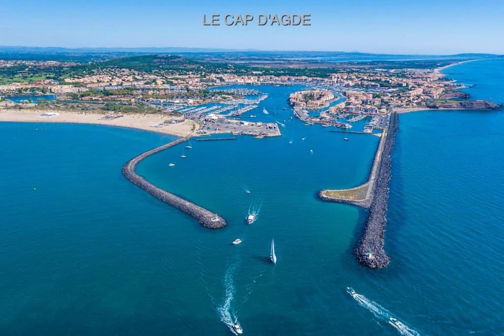 Amouvera C14, T2 Vue Mer, Piscine, Clim, Parking Agde Bagian luar foto